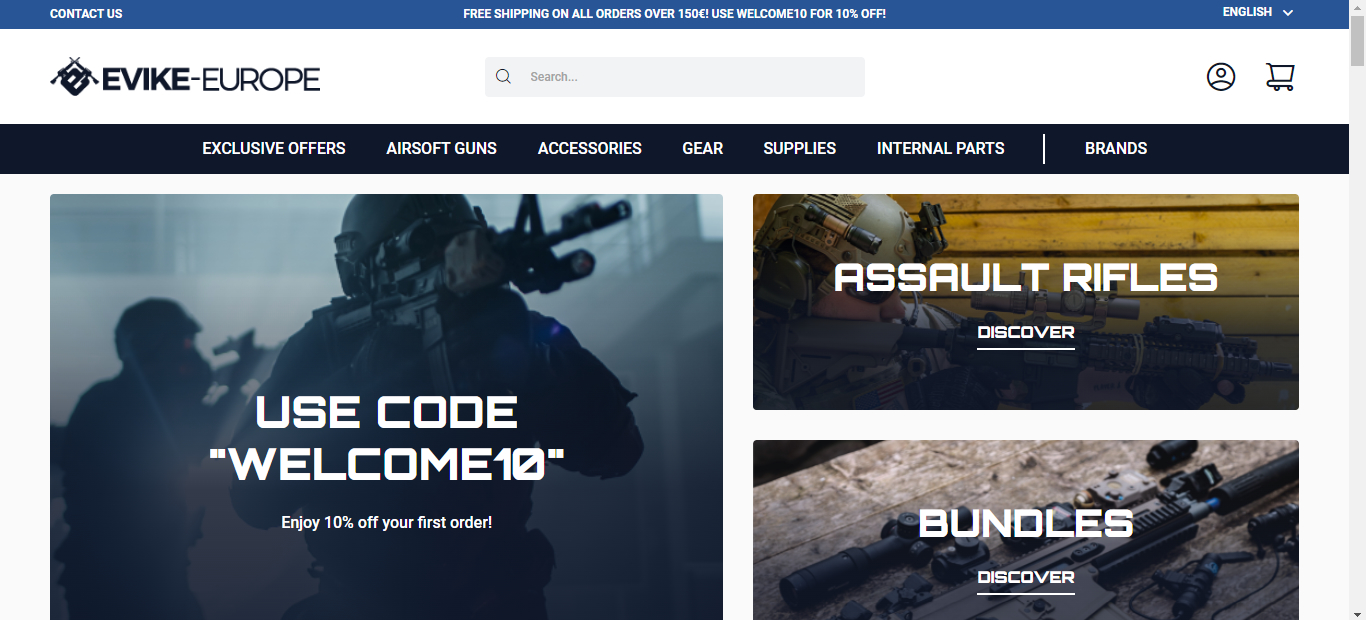 Evike Airsoft Arrives to Europe Airsoft & MilSim News Blog